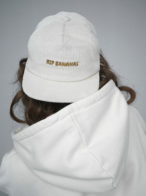 Cream Unconstructed Snapback from Rip Bananas