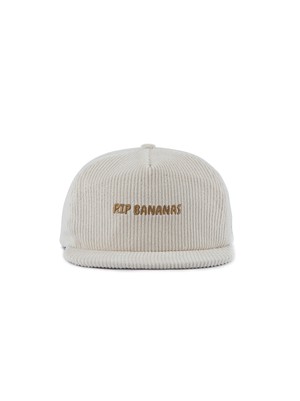 Cream Unconstructed Snapback from Rip Bananas