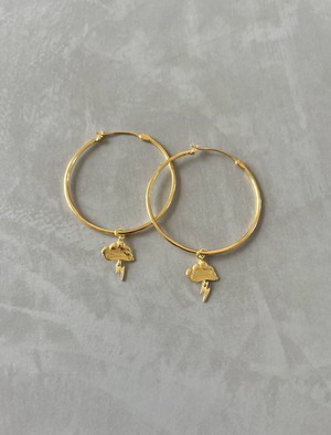 Multi Charm Hoop Earrings from Rize