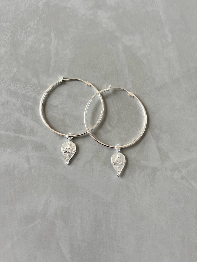 Multi Charm Hoop Earrings from Rize