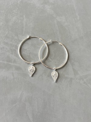 Multi Charm Hoop Earrings from Rize