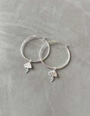 Multi Charm Hoop Earrings from Rize