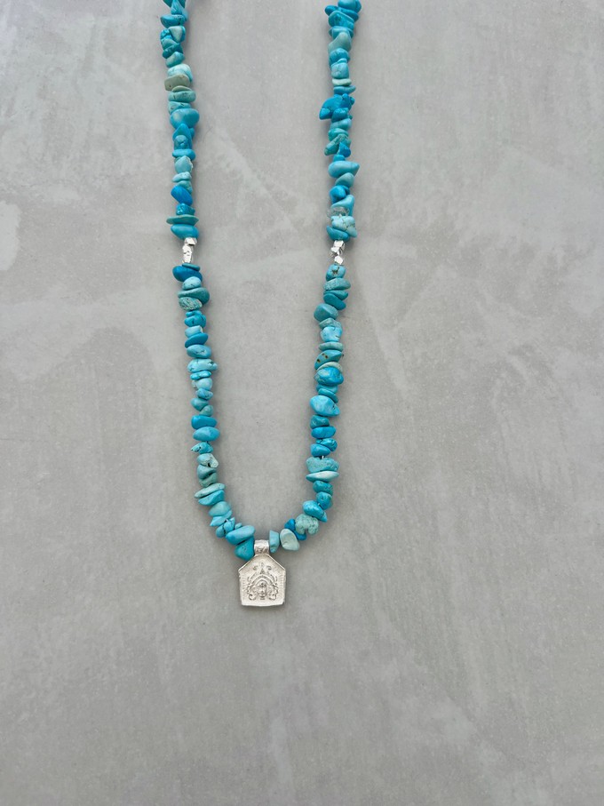 Turquoise Goddess Necklace from Rize