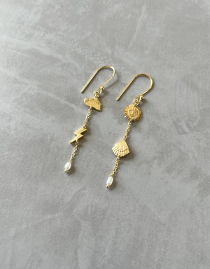 Monsoon Summer Drop Earrings from Rize