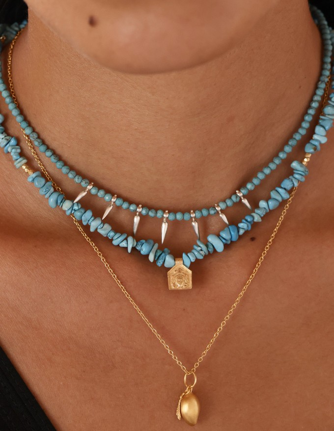 Turquoise Goddess Necklace from Rize