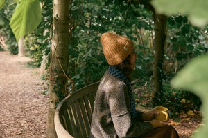 Unisex Donegal Beanie | Yellow Confetti from ROVE