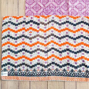 Sari placemats, handmade, set of 2, table mats, reversible from Shakti.ism Sari placemats, handmade, set of 2, table mats, reversible from Shakti.ism