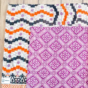 Sari placemats, handmade, set of 2, table mats, reversible from Shakti.ism Sari placemats, handmade, set of 2, table mats, reversible from Shakti.ism