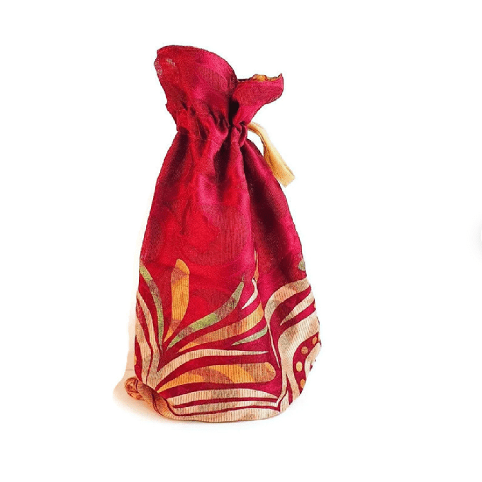 Large sari gift bags with drawstring from Shakti.ism