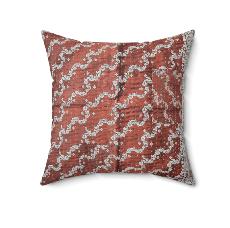 Silk sari cushion cover, mocha via Shakti.ism