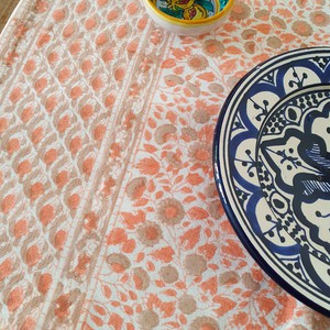 Block-printed organic cotton placemats (set of 2) from Shakti.ism