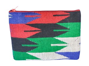 Dhaka pouch, ethically handwoven in Nepal from Shakti.ism