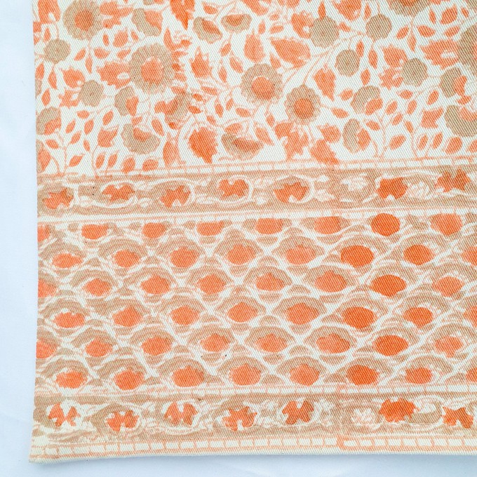 Block-printed organic cotton placemats (set of 2) from Shakti.ism