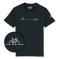 Cycling Heartbeat T-shirt via Shiftr for nature