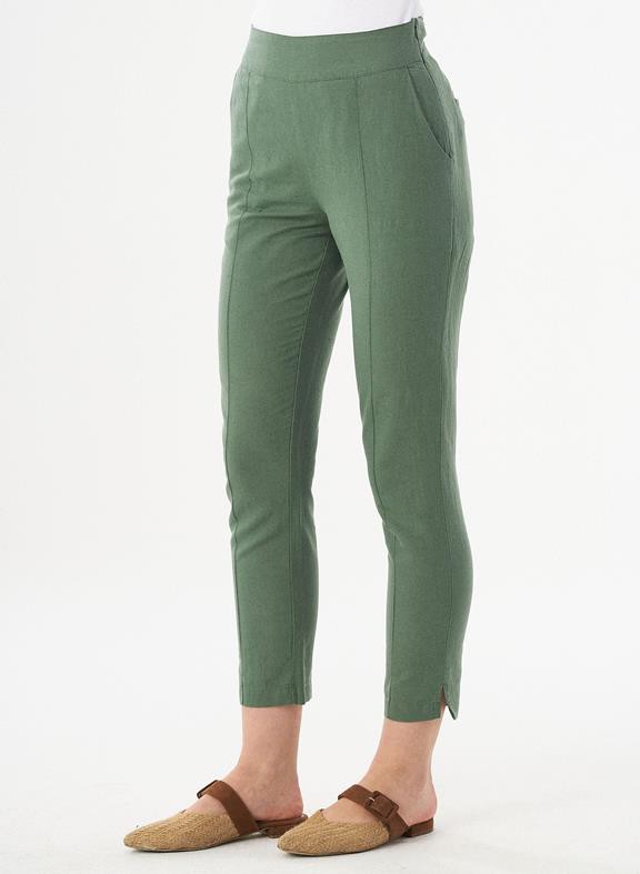 Broek Linnenmix Groen from Shop Like You Give a Damn