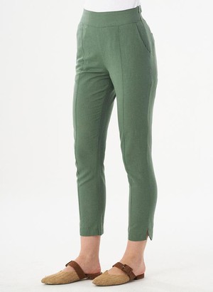 Broek Linnenmix Groen from Shop Like You Give a Damn