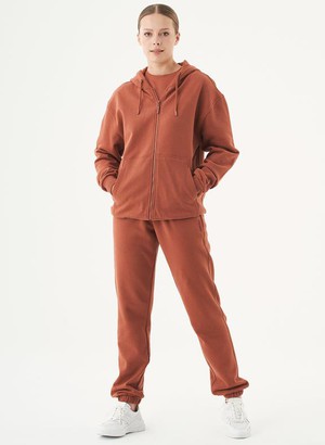 Unisex Zip-Up Hoodie Junda Cinnamon from Shop Like You Give a Damn