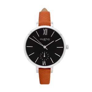 Horloge Amalfi Petite Zilver Zwart & Bruin from Shop Like You Give a Damn