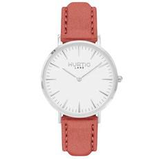 Dames Horloge Hymnal Zilver, Wit & Koraal via Shop Like You Give a Damn