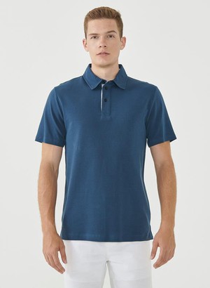 Poloshirt Bio-Katoen Donkerblauw from Shop Like You Give a Damn