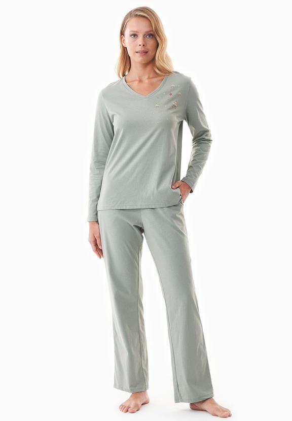 Pyjama Set Tieerra Salie Groen from Shop Like You Give a Damn