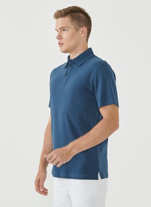 Poloshirt Bio-Katoen Donkerblauw from Shop Like You Give a Damn