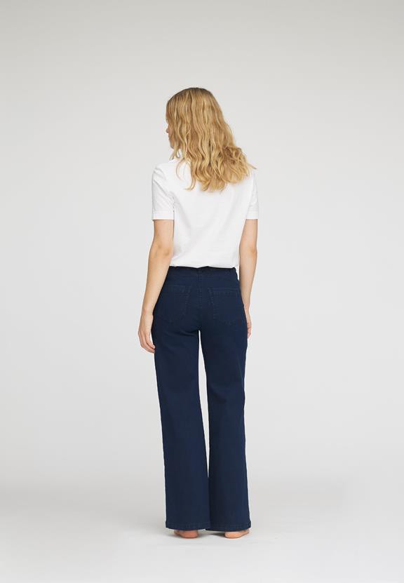 Serene 5-Pocket Loose Ml - Donkerblauw Denim from Shop Like You Give a Damn