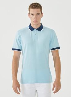 Poloshirt Bio-Katoen Lichtblauw via Shop Like You Give a Damn