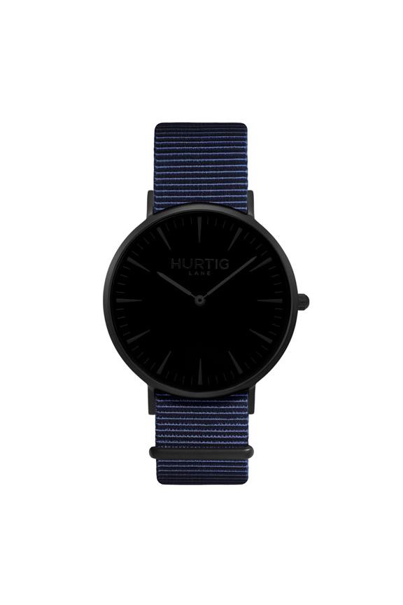 Montezuma Nato Horloge All Black & Oceaanblauw from Shop Like You Give a Damn