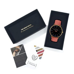 Horloge Moderna SuÃ¨de Goud Zwart & Koraal from Shop Like You Give a Damn