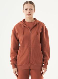 Unisex Zip-Up Hoodie Junda Cinnamon via Shop Like You Give a Damn