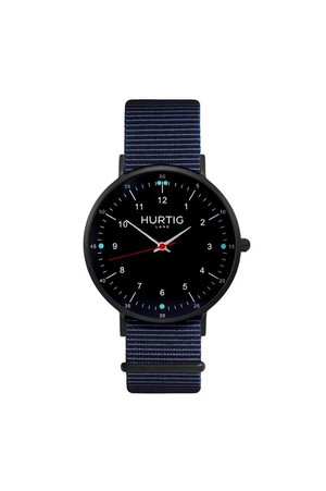 Moderno Montezuma Horloge Zwart, Zwart & Oceaanblauw from Shop Like You Give a Damn