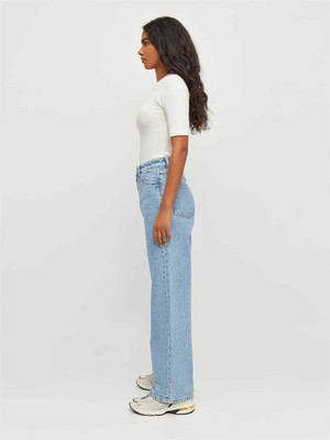 Straight Jeans Mid-Rise Gale Blue from Shop Like You Give a Damn