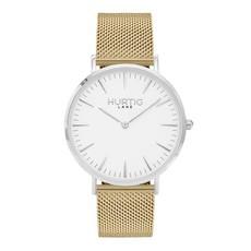 Horloge Lorelai Zilver Wit & Goud Dames via Shop Like You Give a Damn