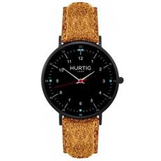 Horloge Moderna Tweed Zwart & Camel via Shop Like You Give a Damn