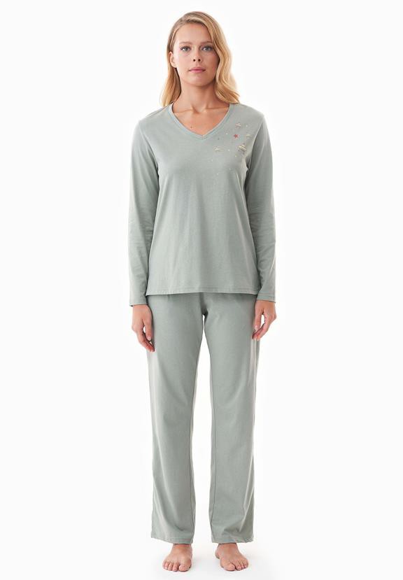 Pyjama Set Tieerra Salie Groen from Shop Like You Give a Damn