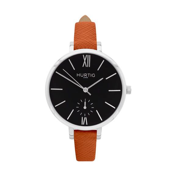 Horloge Amalfi Petite Zilver Zwart & Bruin from Shop Like You Give a Damn