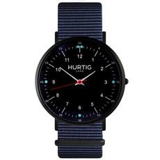 Horloge Moderna Nylon Zwart & Blauw via Shop Like You Give a Damn