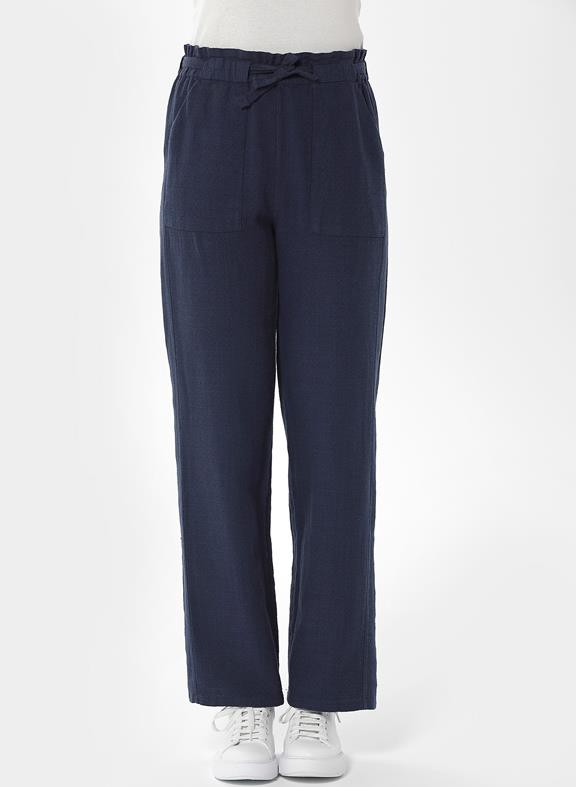 Broek Navy from Shop Like You Give a Damn