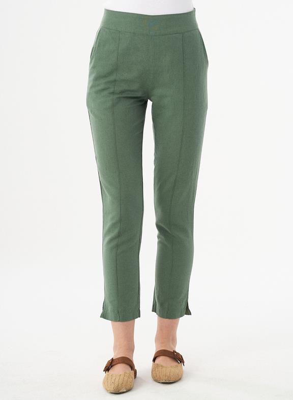 Broek Linnenmix Groen from Shop Like You Give a Damn