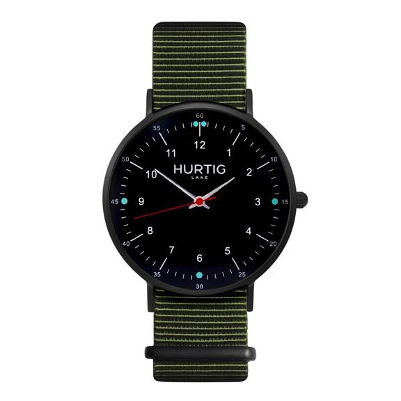 Horloge Moderna Nato Zwart & Oceaanblauw from Shop Like You Give a Damn