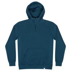 birling organic cotton quarter zip hoodie via Silverstick