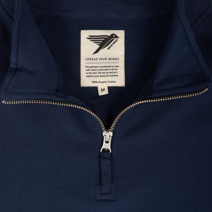 ventura organic cotton quarter zip from Silverstick