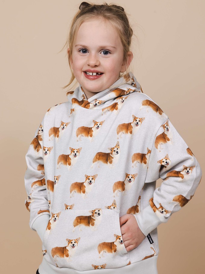 Corgi Time Oversized Hoodie Kinderen from SNURK