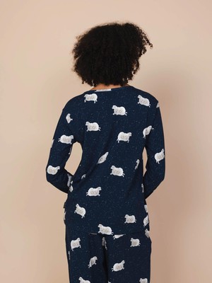 Counting Sheep T-shirt lange mouwen Dames from SNURK