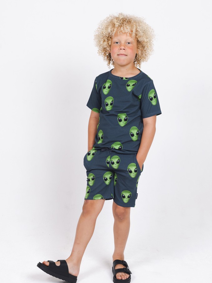 Aliens T-shirt en Korte broek set Kinderen from SNURK