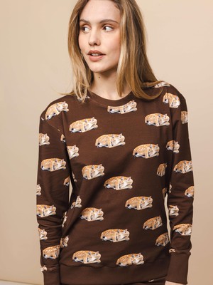 Sleeping Deer Sweater Dames from SNURK