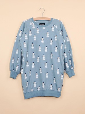 Mr. Snowman Sweater Dress Kinderen from SNURK