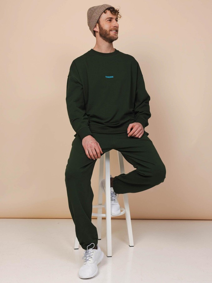 Dark Green Sweater en Broek set Unisex from SNURK