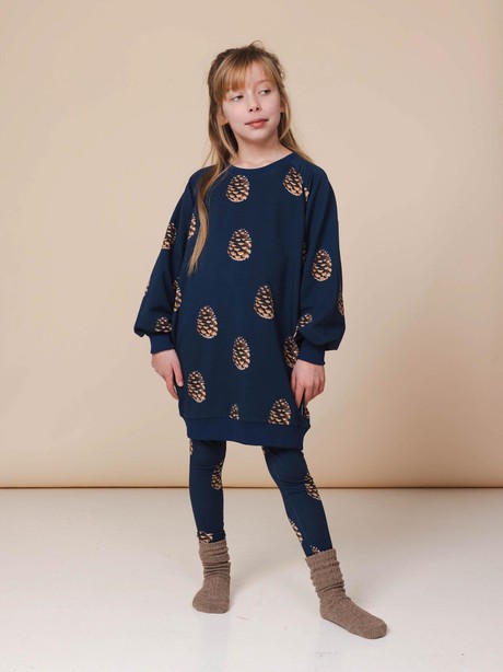 Pinecones Sweater Dress en Legging set Kinderen from SNURK